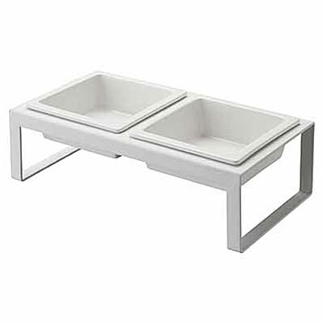 tower タワー(山崎実業) ペットフードボウルスタンドセット トール タワー PET FOOD BOWL STAND SET (TALL) フードボウル エサ入れ ペット用食器 エサ台