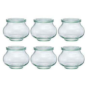 デコシェイプ 500ml 6個セット WECK マークスインターナショナル WE-901