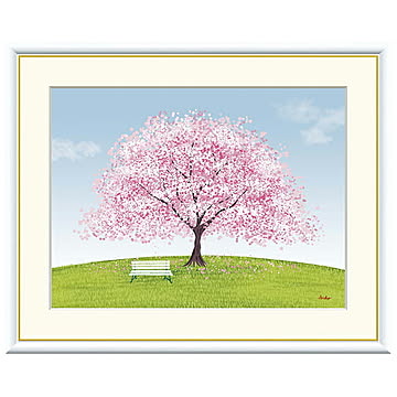 額絵 桜 鈴木みこと 52x42cm 三幸