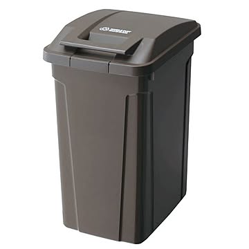 45L 屋外対応 ダストボックス ロック式ふた付き SPハンドル ブラウン