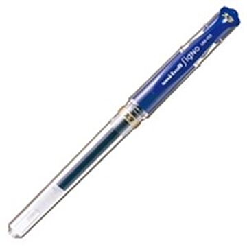 （まとめ）三菱鉛筆 ボールペン シグノ UM153.33 太字 青×20セット