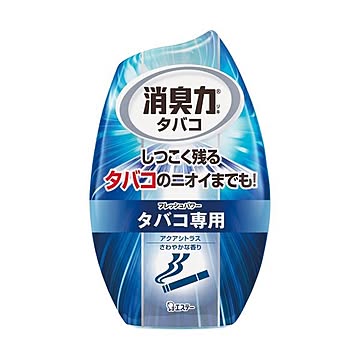 (まとめ) エステー お部屋の消臭力 タバコ用 アクアシトラスさわやかな香り 400ml 1セット（3個） 【×10セット】