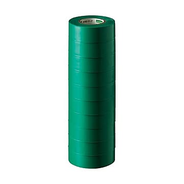 (まとめ) オカモト ビニールテープ No.470 19mm×10m 緑 No.470-19x10 ミドリ 1パック（10巻） 【×30セット】