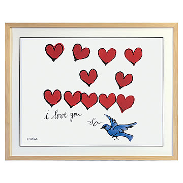 美工社 アンディ・ウォーホル I LOVE YOU SO, C. 1958