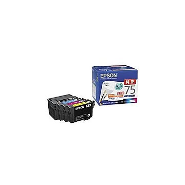 EPSON 純正インクカートリッジ（4色セット・大容量） IC4CL75