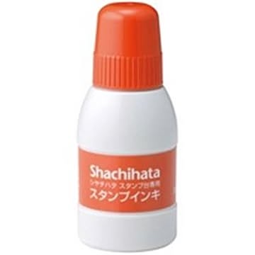 （まとめ）シヤチハタ 補充インキ 小 SGN-40-OR 朱×10セット