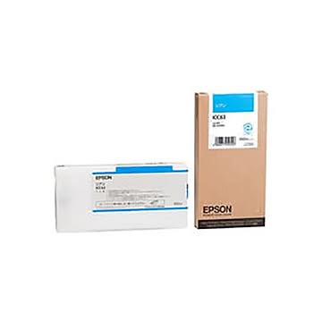 (業務用3セット) 【純正品】 EPSON エプソン インクカートリッジ 【ICC63 シアン】