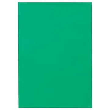 （まとめ） TANOSEE 色画用紙 八つ切 みどり 1パック（10枚） 【×30セット】