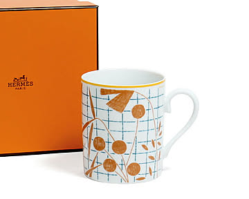 エルメス ウォークインザガーデン オレンジ マグ 300ml HERMES A walk in the garden