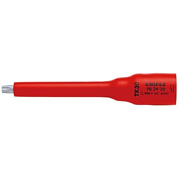 KNIPEX クニペックス ３／８ＳＱ 絶縁ソケットＴｘ３０ １０００Ｖ絶縁仕様 9829-30