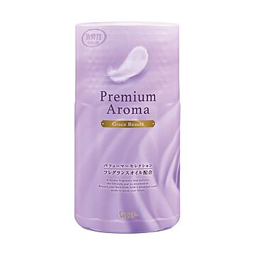（まとめ）エステー トイレの消臭力 PremiumAroma グレイスボーテ 400ml 1セット（3個）【×5セット】