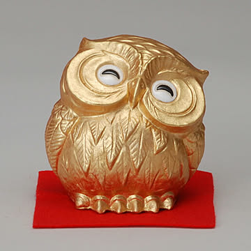 金運ふくろう ほほえみ《代引不可商品》