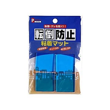 転倒防止 粘着マット（角型4P） 12個セット 3476