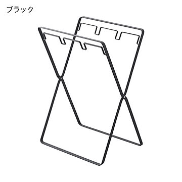 山崎実業 レジ袋2連＆45Lゴミ袋スタンド タワー tower