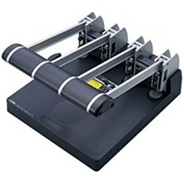 (業務用2セット) カール事務器 強力パンチ 4穴 NO.124N