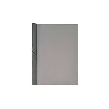（まとめ）プラス スライドクリップファイル FS-141PH 濃灰【×20セット】