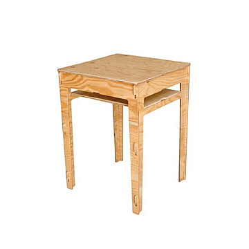 YOKA ベーシックテーブル 天板のみ 800×800  ナチュラル