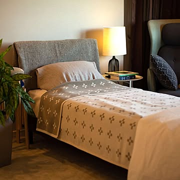 KLIPPAN クリッパン シュニールコットンブランケット シングル　140×180cm  シャーンスンド　エクリュ  正規取扱店