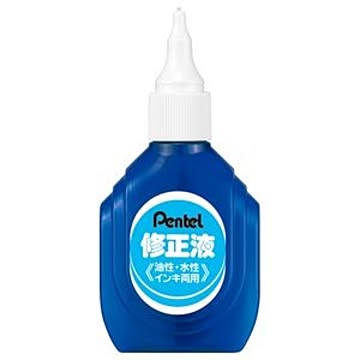 (まとめ) ぺんてる 修正液 油性・水性インキ両用 ZL1-WK 1本 【×10セット】