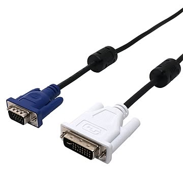 DVI-Iのアナログ信号をVGA（D-sub15ピン）に変換するケーブル 3.0M VSD-30/BK ミヨシ