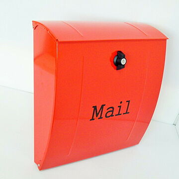 大容量 郵便ポスト 郵便受け 錆びにくい メールボックス壁掛け赤色 ステンレスポスト(red)