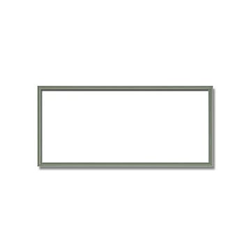 【長方形額】木製額 縦横兼用額 カラー4色展開 ■カラー長方形額（500×250mm）グリーン