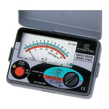 共立電気計器 アナログ接地抵抗計（ハードケース付） 4102A-H