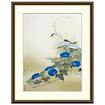 額絵 朝顔 小林古径 42x34cm 三幸