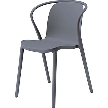 グレー色のチェア W54×D54×H80×SH47