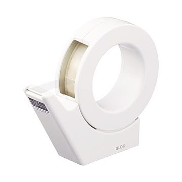 （まとめ）コクヨ グルーテープカッター（吸盤ハンディタイプ・大巻）白 T-GM500W 1個【×5セット】