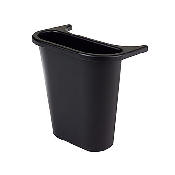 ソフトウェイストバスケット 中型 大型用 サイドビン RM295073BK 幅269x奥行185x高さ297mm ラバーメイド