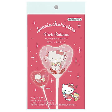 サンリオ スティックバルーン キティ 0701070007 【プラザセレクト】