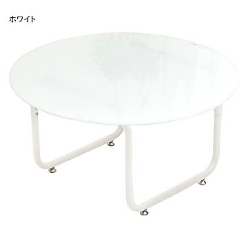 座卓 組立式 ガラステーブル ONTB0247 幅750x奥行750x高さ385mm B.Bファニシング