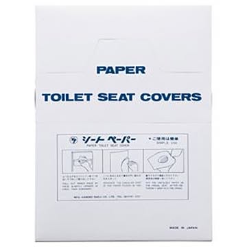（まとめ） カネモ商事 水溶性便座シートペーパー中抜き 1パック（150枚） 【×10セット】