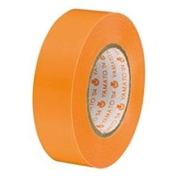 （まとめ買い）ヤマト ビニールテープ NO200-19 19mm*10m 橙 10巻 ×5セット