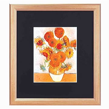【世界の名画】 複製画 絵画額 ■ゴッホ名画額 「ひまわり」