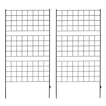 アイアンフェンス 2枚組 組立式 グラフ IF-GR023-2P 幅885x奥行13x高さ1760mm 住まいスタイル