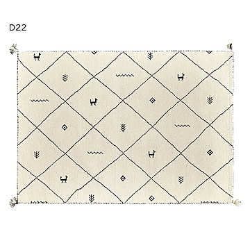 ギャッベ ラグ GABBEH インド製 140x200cm 萩原