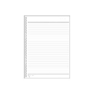 （まとめ）LIHITLAB ツイストリング・ノートA5B罫リーフ N-1650 30枚【×20セット】