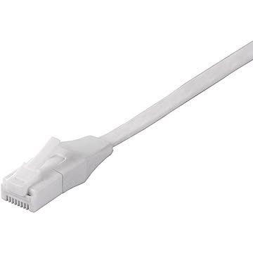 バッファロー Cat6 ツメの折れないLANケーブル フラット ストレート 10m ホワイト BSLS6FU100WH2
