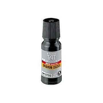 （まとめ買い）シャチハタ タートインキ 速乾多目的 STSG-1 黒 【×2セット】