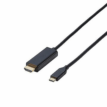 エレコム 変換ケーブル/Type-C-HDMI/1.0m/ブラック CAC-CHDMI10BK 管理No. 4549550126106