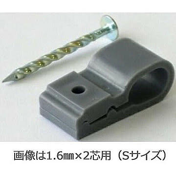オーム電機 OHM F用片サドル L クギ付 20個入 DZ-FKSL20 管理No. 4971275916043