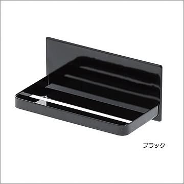 山崎実業 タワー マグネットバスルームラック ブラック