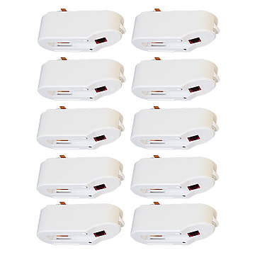 赤外線ダクトレール用変換プラグ リモコン 10個セット JZ003-10 光ノ屋照明