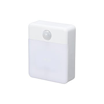 YAZAWA 5個セット ナイトライト らくらく電池交換 NASMN46WH