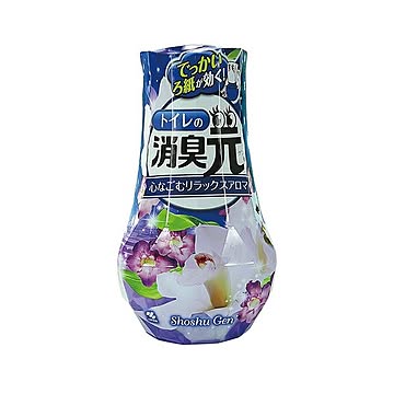 （まとめ）小林製薬 トイレの消臭元心なごむリラックスアロマ 400ml 1セット（3個）【×5セット】