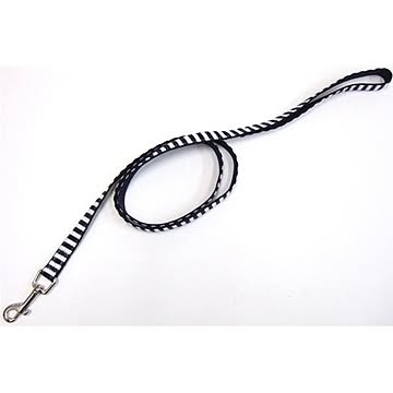 岡野製作所 ストライプリード #20 ネイビーホワイトペット用品リード
