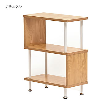 サイドテーブル 組立式 ONST0204 幅400x奥行200x高さ525mm B.Bファニシング