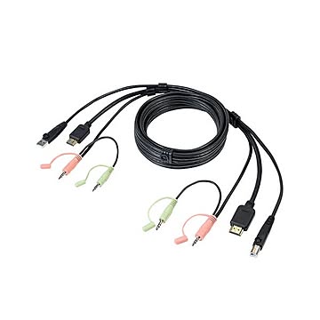 サンワサプライ パソコン自動切替器用ケーブル（1.8m） SW-KHU180